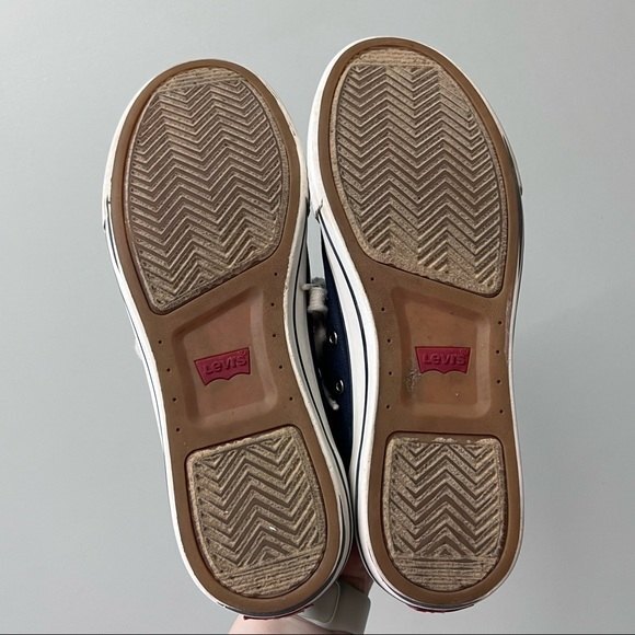 Levi’s Navy Canvas Shoes Men’s 8 - Picture 5 of 8